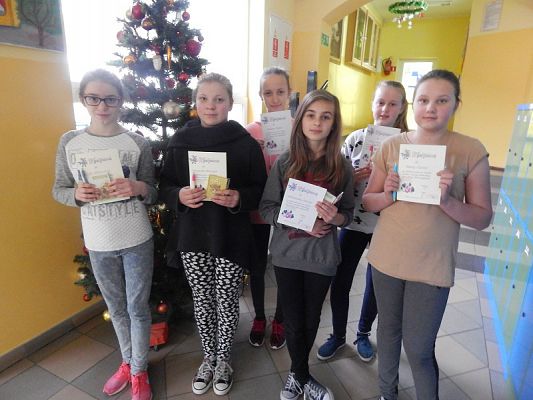 Grafika #0: Rozstrzygnięcie szkolnego konkursu bożonarodzeniowego z języka niemieckiego