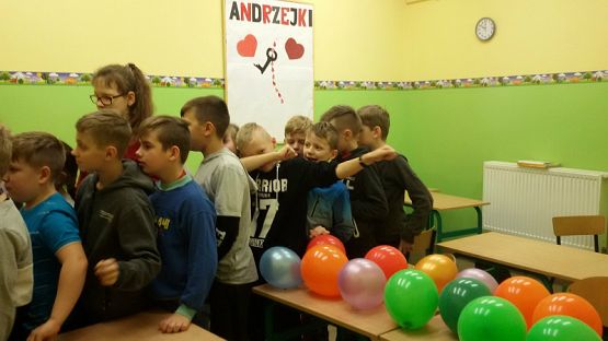 Grafika #5: Andrzejki w klasie IV b