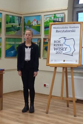 Grafika #3: Międzyszkolny Konkurs Recytatorski pt. Z biegiem Wisły