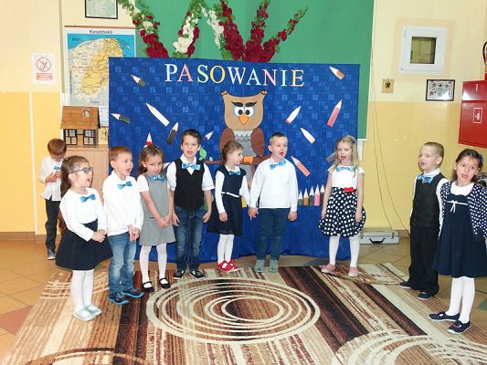  Grafika #14: Pasowanie na przedszkolaka