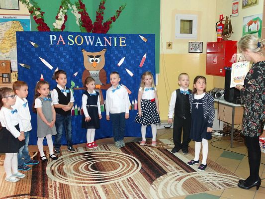  Grafika #18: Pasowanie na przedszkolaka