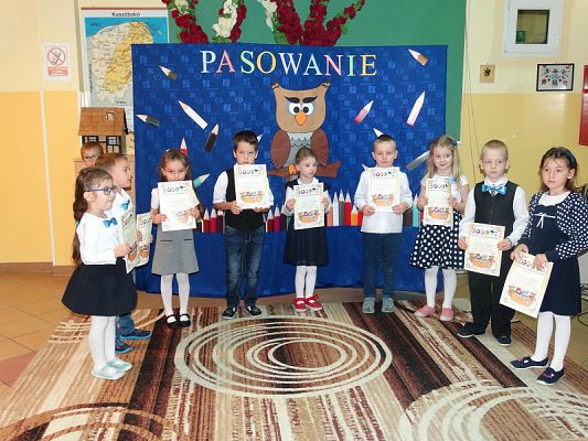  Grafika #23: Pasowanie na przedszkolaka