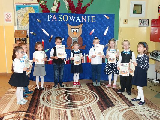  Grafika #24: Pasowanie na przedszkolaka