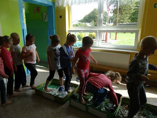  Grafika #19: Najmłodsi poznają świat zmysłami - ścieżka sensoryczna