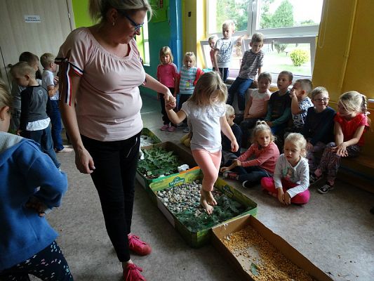  Grafika #31: Najmłodsi poznają świat zmysłami - ścieżka sensoryczna