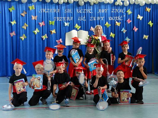 Grafika #45: Zakończenie roku szkolnego w oddziale przedszkolnym 6 - latków