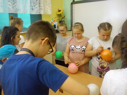  Grafika #15: Zakończenie zajęć naukowo - technicznych z projektu - Naukowy zawrót głowy