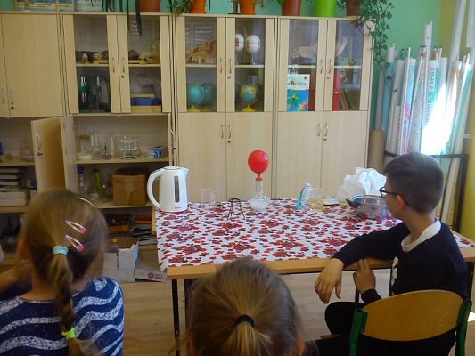  Grafika #37: Zakończenie zajęć naukowo - technicznych z projektu - Naukowy zawrót głowy