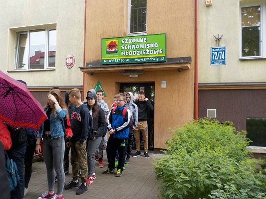  Grafika #25: Wycieczka kl. II g i III g do Olsztyna