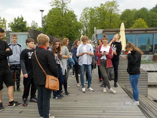  Grafika #54: Wycieczka kl. II g i III g do Olsztyna
