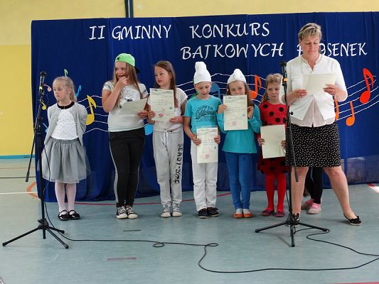  Grafika #27: II Gminny Konkurs Muzyczny - Bajkowe piosenki