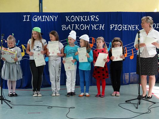  Grafika #28: II Gminny Konkurs Muzyczny - Bajkowe piosenki