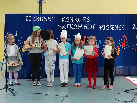  Grafika #29: II Gminny Konkurs Muzyczny - Bajkowe piosenki
