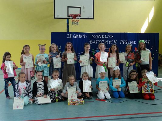  Grafika #0: II Gminny Konkurs Muzyczny - Bajkowe piosenki