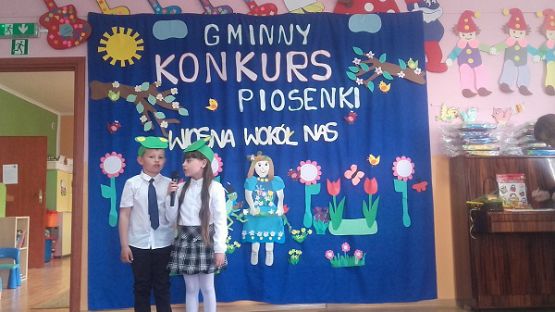  Grafika #3: Gminny Konkurs Piosenki - Wiosna wokół nas