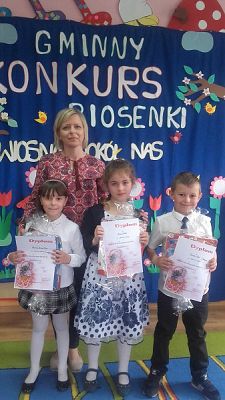  Grafika #0: Gminny Konkurs Piosenki - Wiosna wokół nas