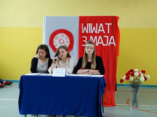  Grafika #5: Apel z okazji Święta Konstytucji 3 - go Maja