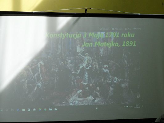  Grafika #10: Apel z okazji Święta Konstytucji 3 - go Maja