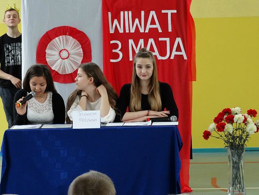  Grafika #11: Apel z okazji Święta Konstytucji 3 - go Maja