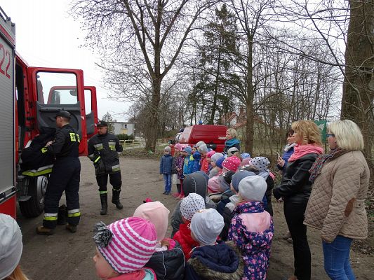 Grafika #27: Wizyta strażaków Państwowej Strazy Pożarnej z Lęborka