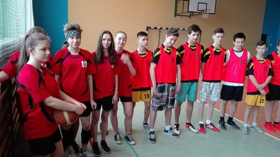 Grafika #1: Zawody sportowe w piłkę koszykową szkół gimnazjalnych