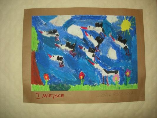 Grafika #0: Rozstrzygnięcie Gminnego Konkursu Plastycznego Cztery Pory Roku - Wiosna