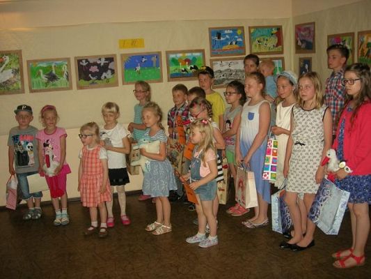 Grafika #2: Rozstrzygnięcie Gminnego Konkursu Plastycznego Cztery Pory Roku - Wiosna