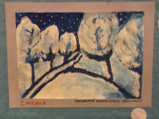  Grafika #16: Rozstrzygnięcie Gminnego Konkursu Plastycznego Cztery Pory Roku - Zima