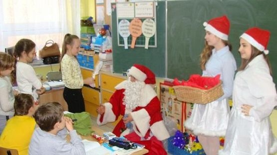 Grafika #6: Wizyta Św. Mikołaja