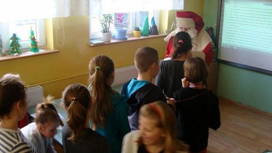 Grafika #25: Wizyta Św. Mikołaja