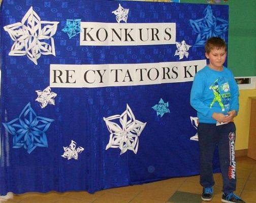 Grafika #4: Szkolny Konkurs Recytatorski