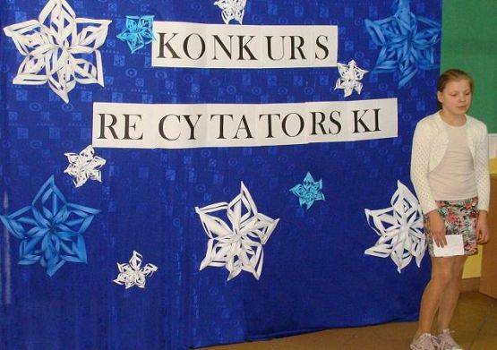 Grafika #8: Szkolny Konkurs Recytatorski