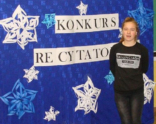 Grafika #14: Szkolny Konkurs Recytatorski