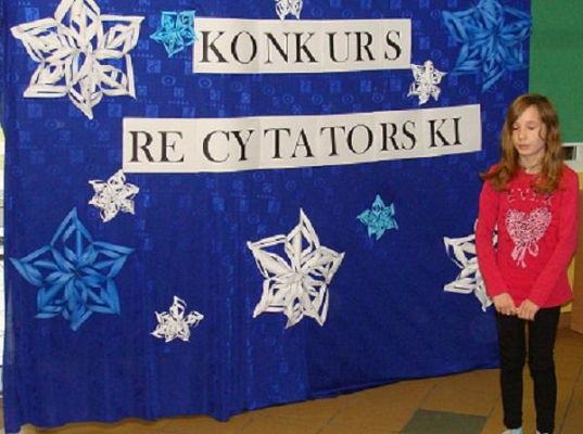 Grafika #15: Szkolny Konkurs Recytatorski