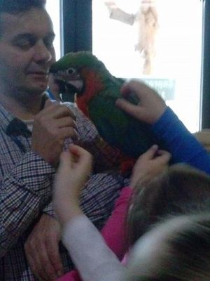 Grafika #33: Wycieczka kl. III i V do egzotycznego ZOO w Tuchlinie.