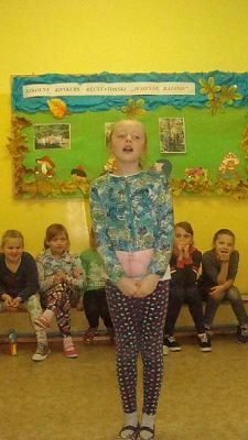 Grafika #5: Szkolny konkurs recytatorski - Jesienne Bajanie