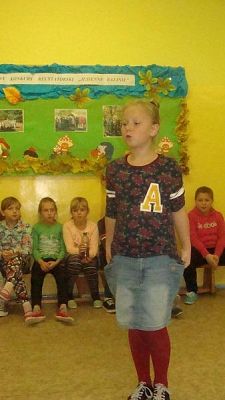 Grafika #6: Szkolny konkurs recytatorski - Jesienne Bajanie