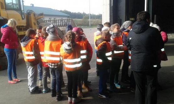 Grafika #21: Klasa II a, II b oraz III SP w Zakładzie Zagospodarowania Odpadów