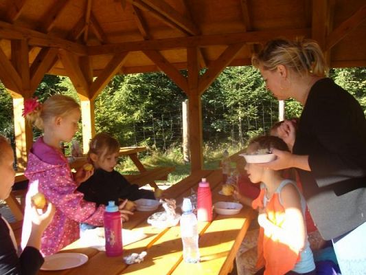 Grafika #34: Klasa II a, II b oraz III SP świętują Dzień Chłopaka oraz Dzień Pieczonego Ziemniaka