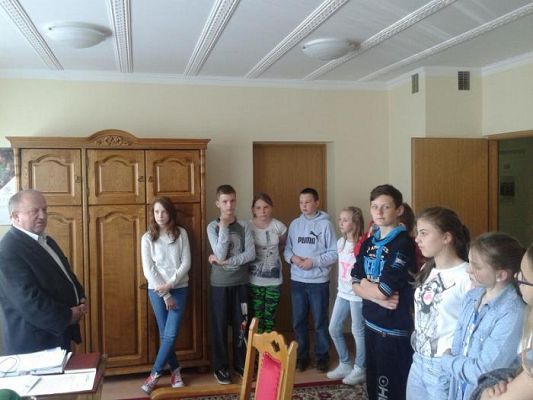  Grafika #3: Spotkanie klasy VI z Wójtem Gminy Nowa Wieś Lęborska