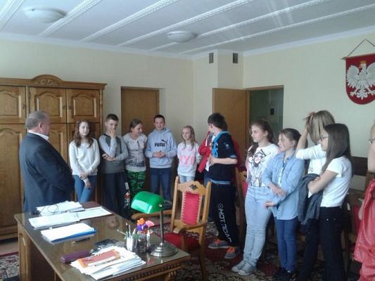  Grafika #4: Spotkanie klasy VI z Wójtem Gminy Nowa Wieś Lęborska