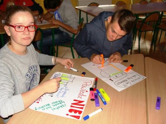 Grafika #1: Zajęcia profilaktyczne -''Piwo to też alkohol''