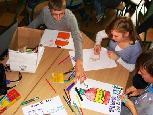 Grafika #3: Zajęcia profilaktyczne -''Piwo to też alkohol''