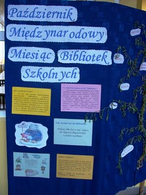  Grafika #0: Październik - Międzynarodowy Miesiąc Bibliotek Szkolnych