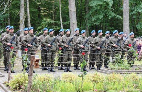 Grafika #3: Uroczystość patriotyczno - religijna na cmentarzu w Krępie Kaszubskiej