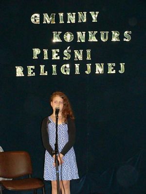Grafika #0: Gminny Konkurs Piosenki Religijnej w Łebieniu