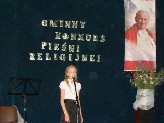 Grafika #1: Gminny Konkurs Piosenki Religijnej w Łebieniu