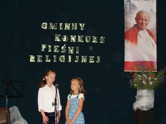 Grafika #3: Gminny Konkurs Piosenki Religijnej w Łebieniu