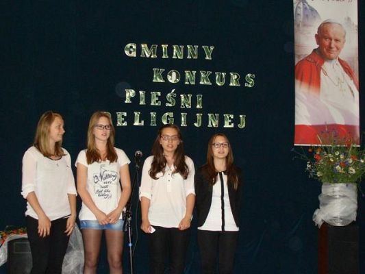 Grafika #7: Gminny Konkurs Piosenki Religijnej w Łebieniu