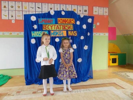  Grafika #6: WIOSNA WOKÓŁ NAS - gminny konkurs recytatorski